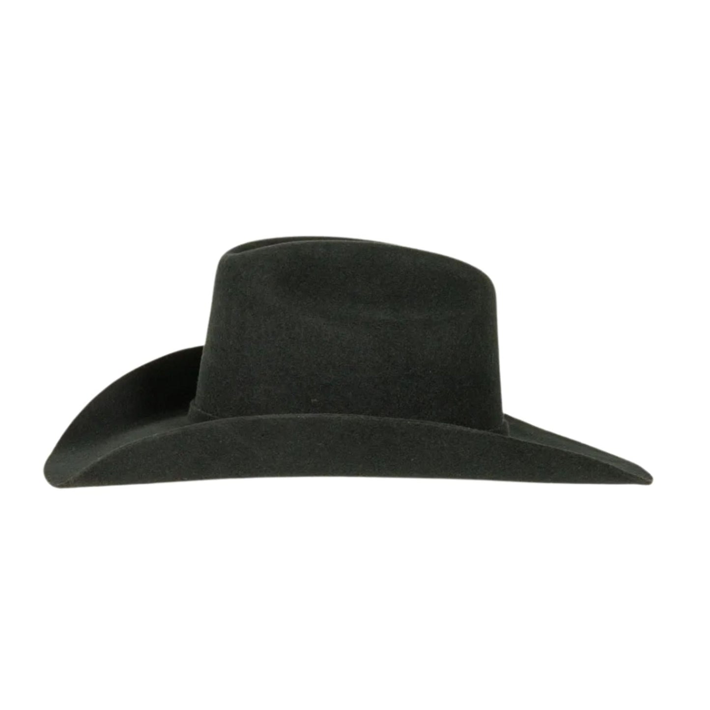 Traveller Hat Big Australian Black Felt - Statesman side view