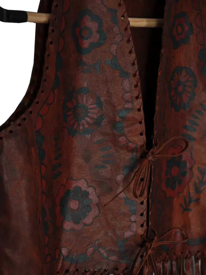 Vintage Brown 100% Genuine Leather Vest