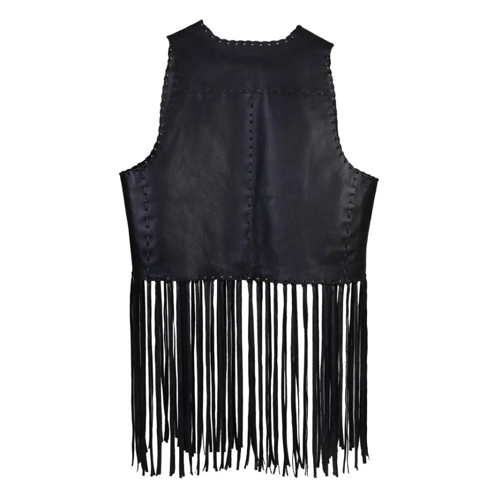 Vintage Genuine Ladies Leather Vest