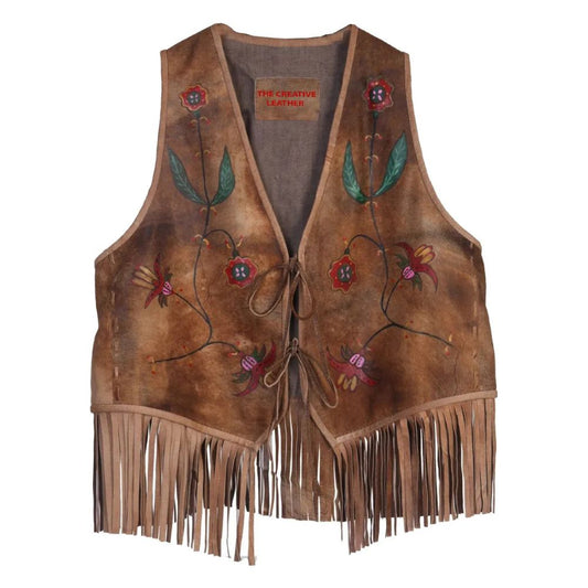 Vintage Genuine Ladies Leather Vest