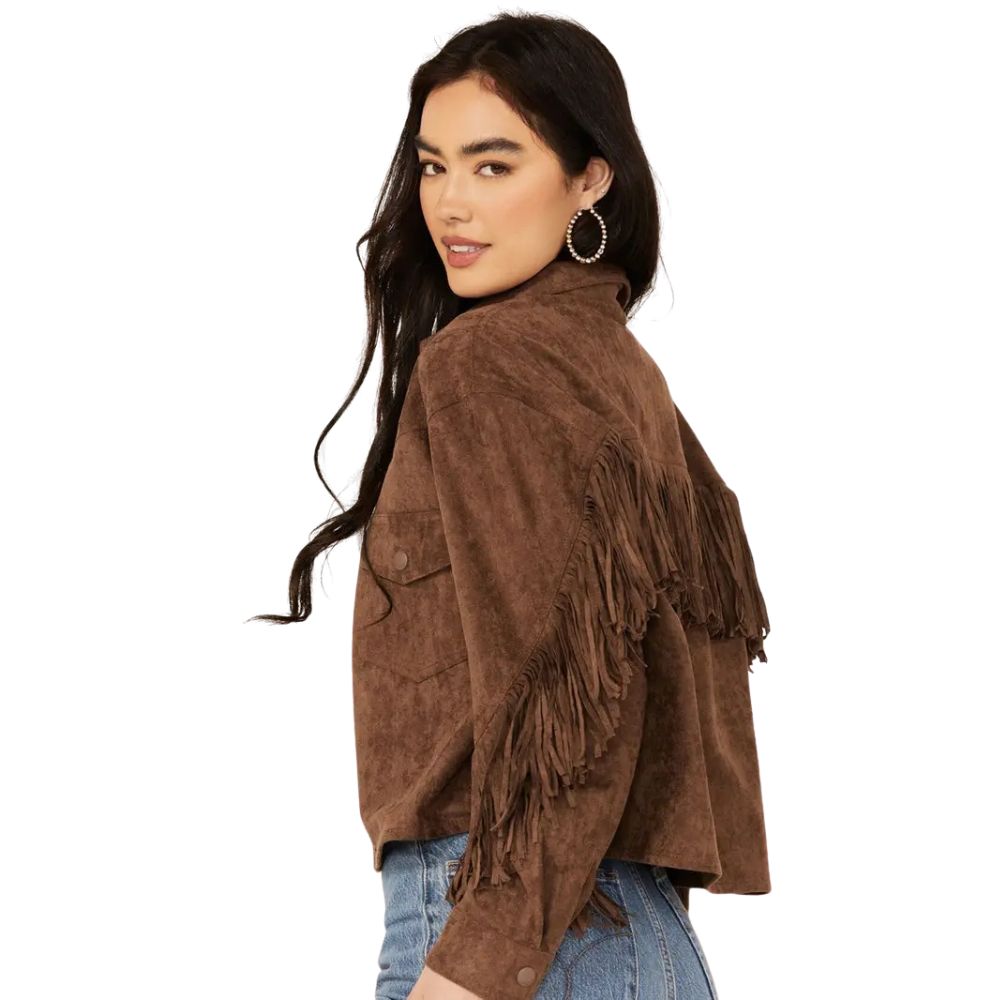 Women’s Genuine Suede Fringe Jacket