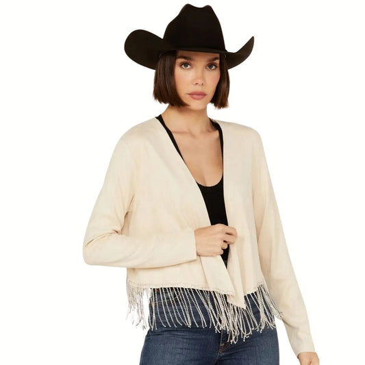 Women’s Rhinestone Fringe Jacket