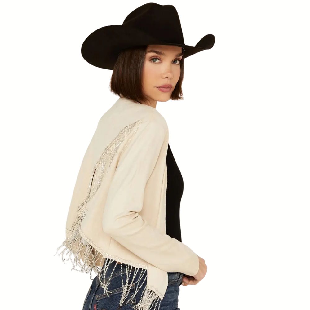 Women’s Rhinestone Fringe Jacket