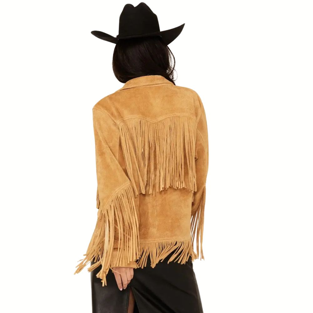 Women’s Suede Fringe Elsa Jacket