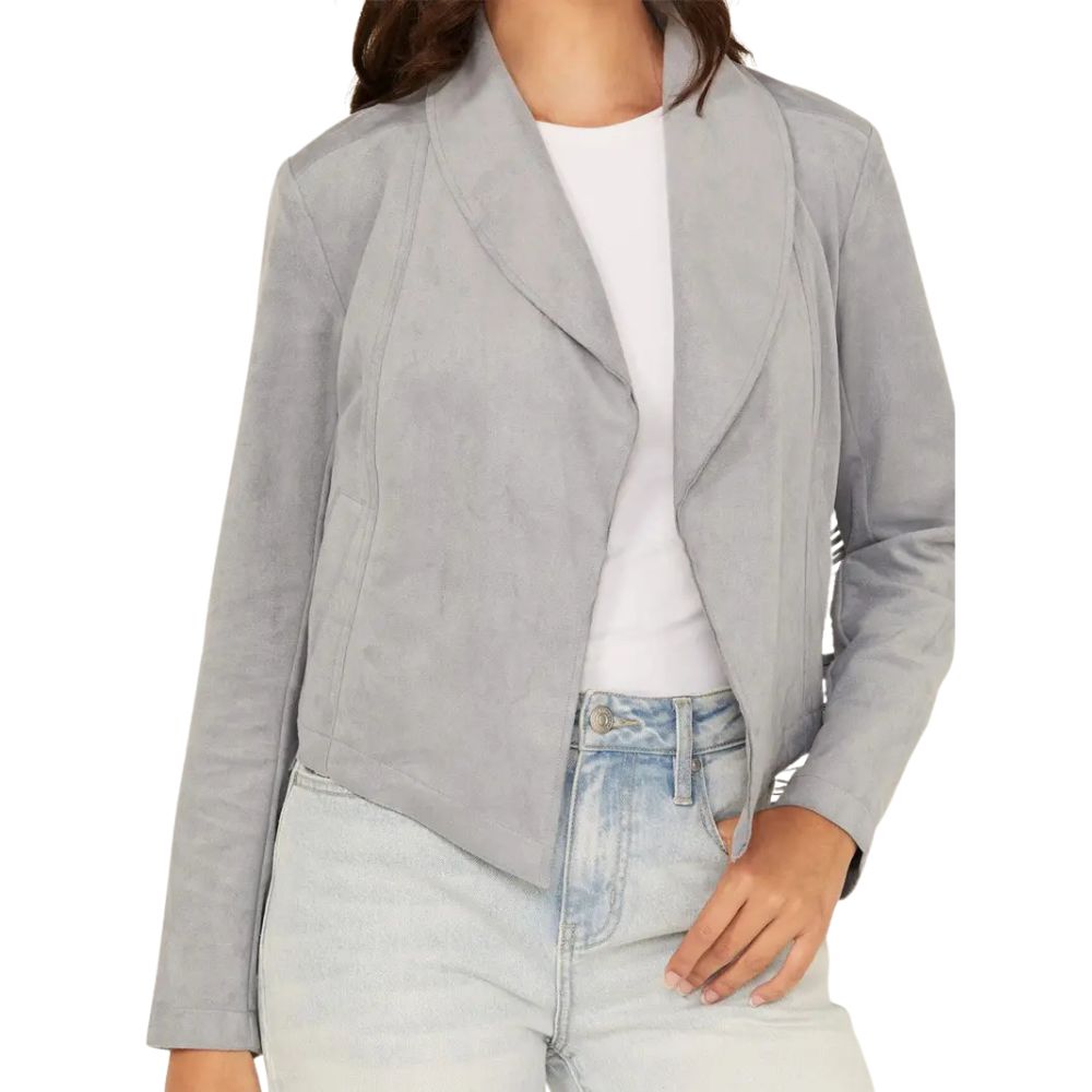 Women’s Suede Leather Fringe Jacket