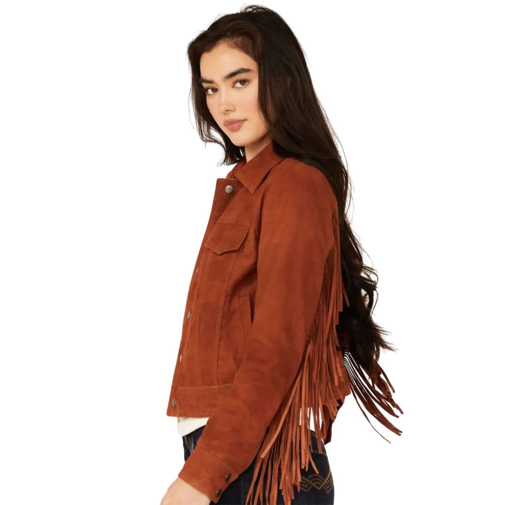 Women’s Wynbrook Fringe Suede Jacket